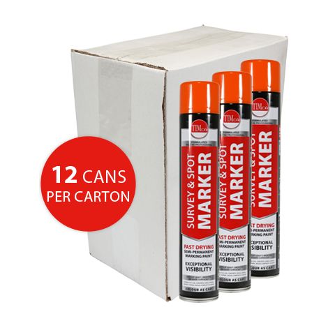 TIMCO Survey & Spot Marker Orange - 750ml