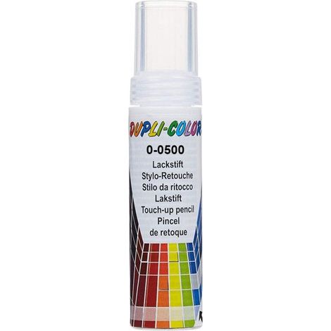Stylo de retouche peinture pour carrosserie - Noir mat - 0500 - Duplicolor