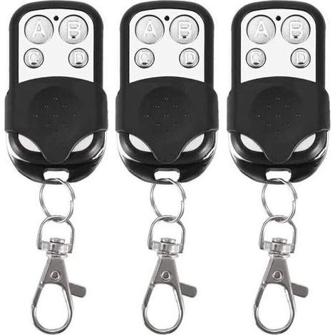 Set of 3 tlcommandes universal, Code Fixed, with frquence of 433,92 Mhz, for Gate Automatic (1/5)