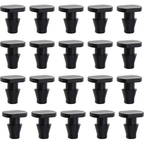 Confezione da 100 tappi di ricambio per tubi di irrigazione a goccia – accessori per irrigazione capillare (1/5)
