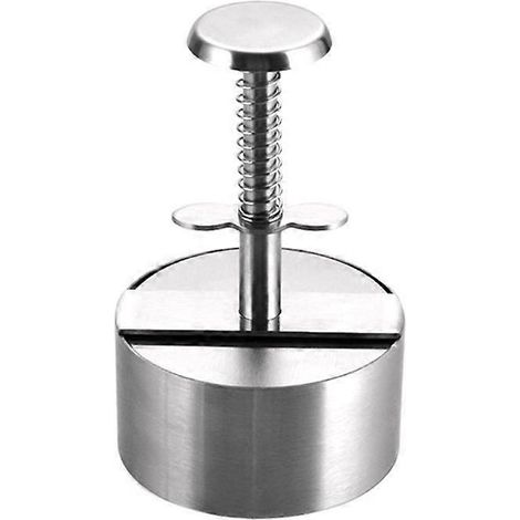 Presse à viande hachée en acier inoxydable pour hamburgers, pour des galettes parfaites et faciles à préparer (m) (1/5)
