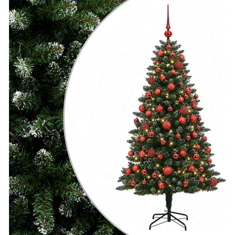 Árbol de Navidad Artificial con Adorno 210 cm 300 LED vidaXL (1/5)