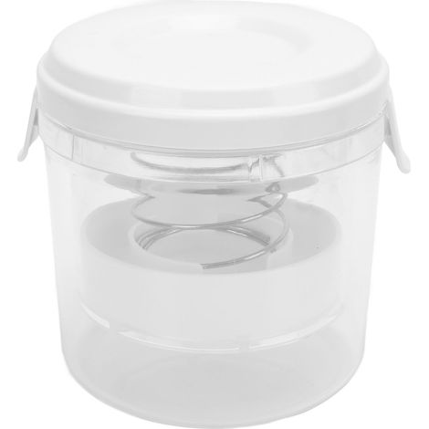 Vaso per Fermentazione con Pressino – PP Trasparente 14x12cm, Design Funzionale per Kimchi e Crauti Fatti in Casa – Ideale per Cucina Domestica (1/5)