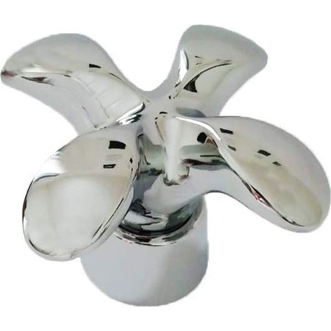 Maniglia manopola di ricambio cromata per rubinetti treemme mod. palma