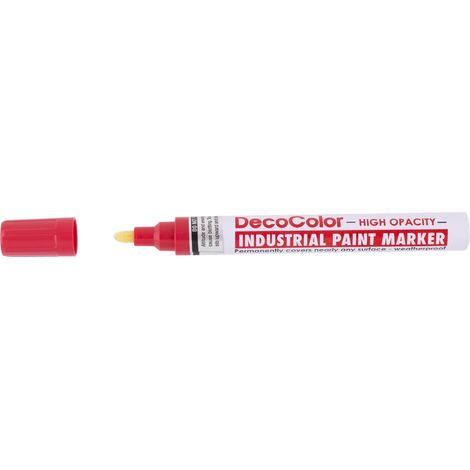 Pennarello a olio rosso Uchida 728, confezione da 12 pezzi. (1/2)