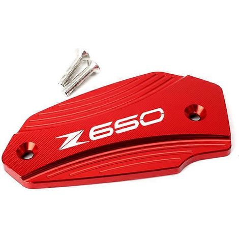 Bouchon de liquide de frein modifié (rouge Z650) compatible avec Kawasaki Z900, 650, NINJA650, Vulcan 650, ER6N. (1/5)