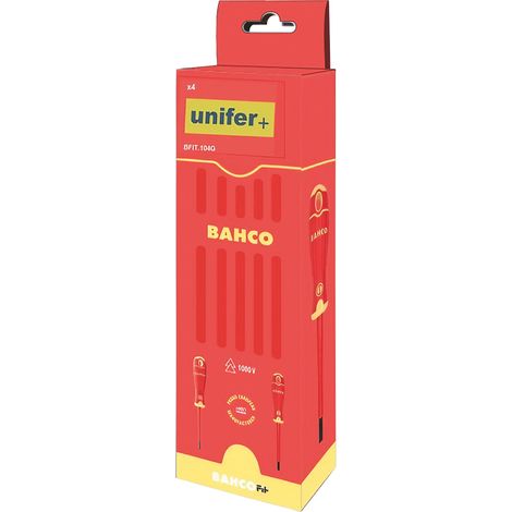 Bahco Juego destornillador aislados Bahcofit BFIT104G 4 piezas