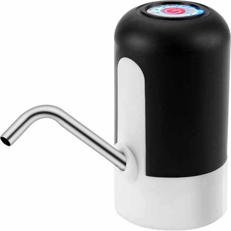 Pompe À Bouteille - Pompe Électrique Portable Pour Seau D'eau - Fonction Bouton Poussoir - Compatible Tous Formats De Seaux - Usage Maison Bureau Camping - 1 Pièce