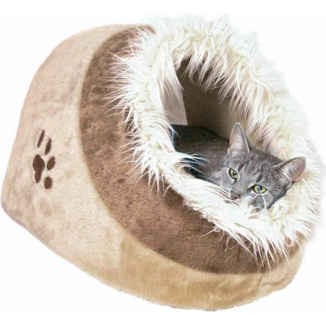 Trixie Cueva Suave Minou, 41 x 30 x 50 cm, Beige-Marrón (1/5)
