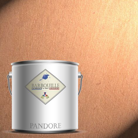 Pandore 2.5L Peinture effet Métallisée Couleur Or Brun Trompette avec spatule (1/4)