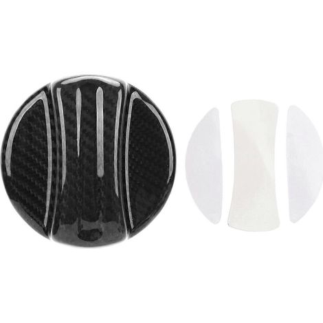 Cache de bouchon de réservoir d'essence en fibre de carbone, structure légère et robuste, élégant pour G30 F10 F30 M3 (1/4)