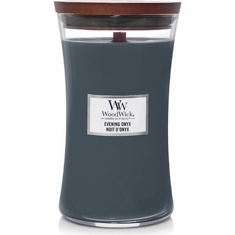 CANDELA CLESSIDRA GRANDE LARGE JAR EVENING ONYX WOODWICK