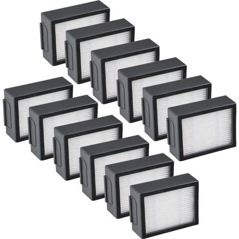 12pcs Filtres Hepa Aspirateur Compatible Pour Robot Roomba Série I & E I3 I4 I6 I7 I8 E5 E6 +Plus (1/5)