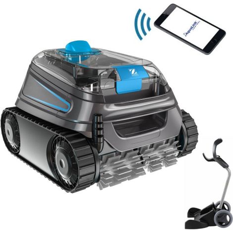 Robot piscine Zodiac CNX 40 iQ – Aspiration cyclonique Vortex 30% plus efficace – Nettoyage jusqu'à 12 x 6 m – Application iAqualink (1/5)