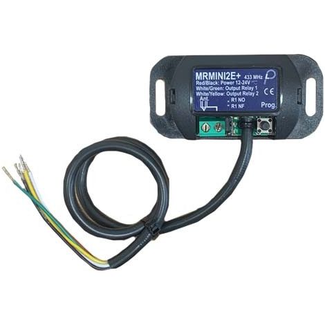 Prastel – Récepteur radio pour motorisation 12-24V AC-DC – Fréquence 433.92 MHz – Mémoire 1000 codes – Compatible portes de garage
