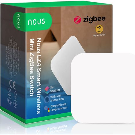 Interrupteur ZigBee, Interrupteur d'éclairage, Interrupteur d'éclairage tactile Smart Home, Interrupteur d'éclairage intelligent, ZigBee2MQTT (1/5)