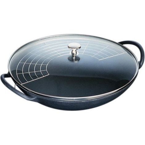 STAUB Wok mit Glasdeckel Ø37cm