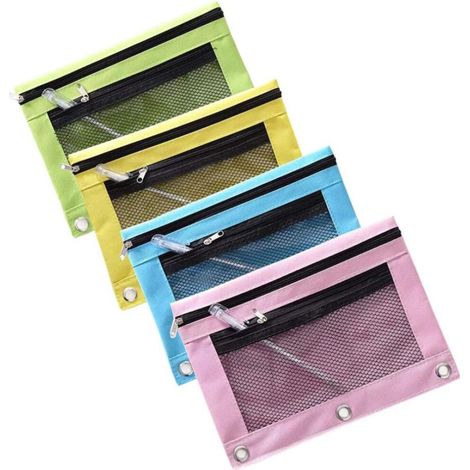 Organizador de carpetas reutilizable con doble bolsillo para una fácil organización y una ventana transparente para un acceso rápido al contenido (rosa).
