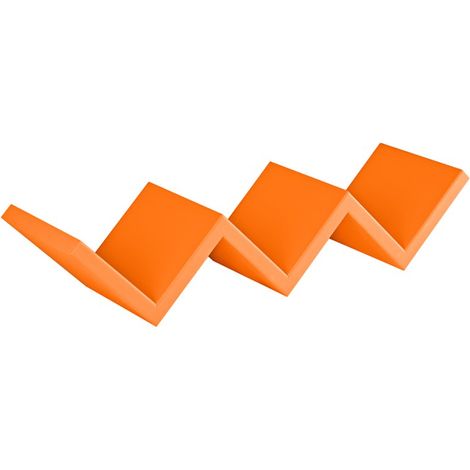 Dekorativer wandregal mod. Saetta farbe orange (1/4)