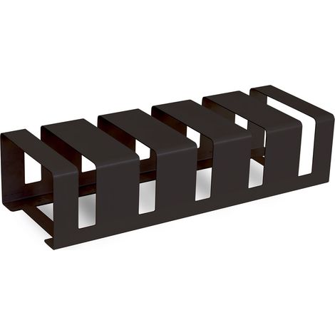Rastrelliera Portabici 5 Posti 106x38x24 cm in Metallo Verniciato Nero Antracite (1/4)