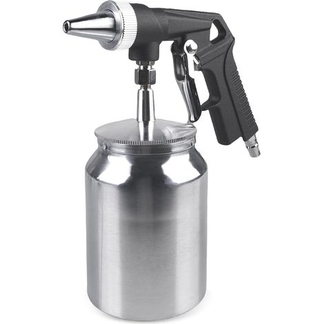 Pistolet de Sablage 6mm avec Buse, Sableuse en Aluminium, Idéal pour Nettoyage et Décapage de Surface