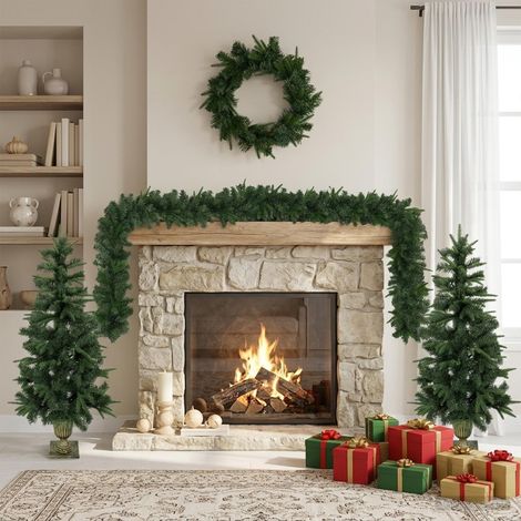 vidaXL Mini Árbol de Navidad 120 cm PVC y PE Verde (1/5)
