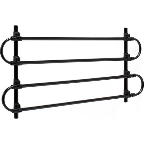 Wiltec Hundegitter fürs Auto Modell G, 40 cm hoch, verstellbare Breite 83-145 cm, Trenngitter universell einsetzbar für Kofferraum (1/4)