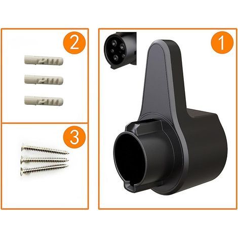 Crochet de recharge pour véhicule électrique New Energy, support pour fusil AC standard américain, suspension universelle pour borne de recharge (1/5)