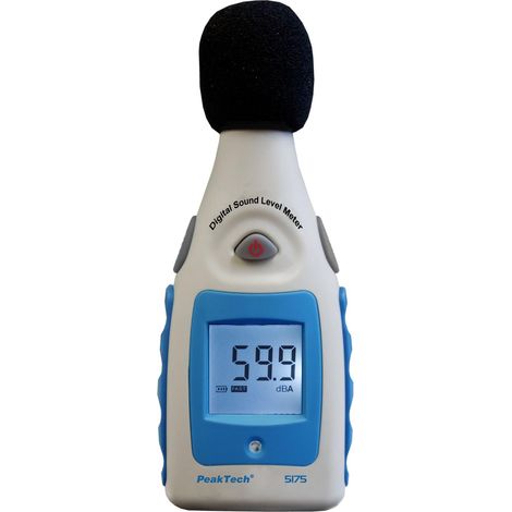 Peak Tech Digital Schall Misuratore di livello 30 – 130 DB in a della Valutazione, 1/2 pollice microfono, classe 2, Misurazione rumore, 1 pezzi, P 5175 (1/3)