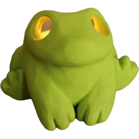 Centre de table décoratif en forme de grenouille, bougeoir grenouille aux grands yeux, support pour bougie chauffe-plat (1/5)