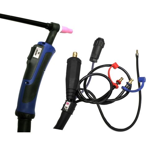 GYS 038202 ANTORCHA TIG GRIP SR20 DB - LIQUIDO - 4m - CONECT. 35/50 + Ficha 7pts