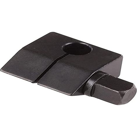 Hegner 00000100-2 - Morsetti per lame con vite a base quadrata, fessura da 0,7 mm, 2 pz