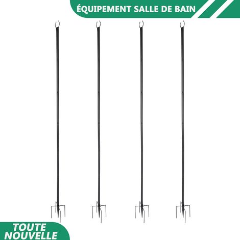 WAOBDLA 4pcs extérieur suspendu Light Poles patio éclairage stand éclairage stand pour les fêtes, Noël, mariage (1/5)