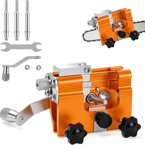 Kit d affûtage manuel chaîne tronçonneuse Affûteur chaîne portable Outil d affûtage manuel l entretien chaîne jardin (1/5)