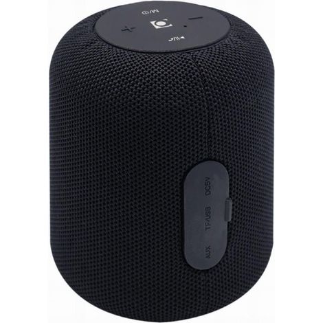 Gembird SPK-BT-15-BK Tragbarer Bluetooth-Lautsprecher, kabellos, 5 W, 1200 mAh, Schwarz (1/2)
