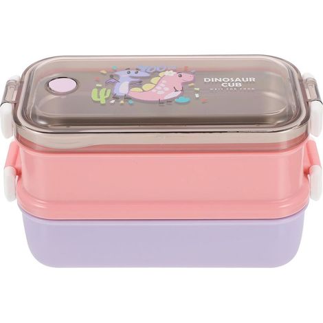 Boîte à bento pour enfants 700 ml, double paroi, acier inoxydable (1/4)