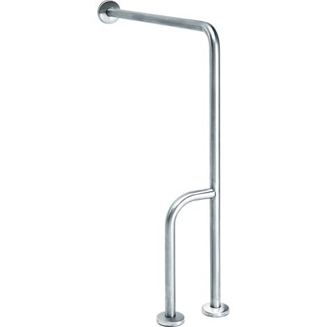 MEDICLINICS BSD020CS Barra Pared/Suelo 3 Apoyos Inox Satinado - ref: BSD020CS (1/2)