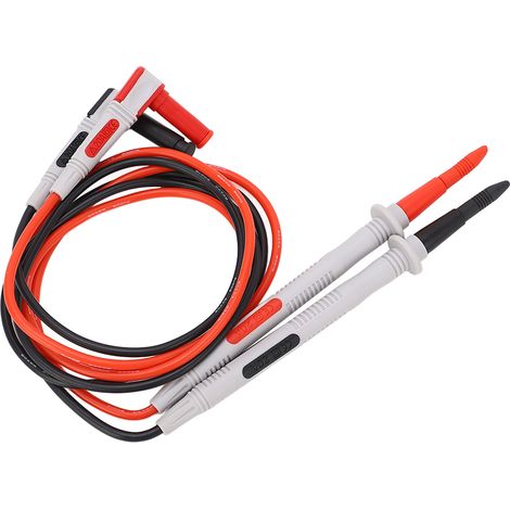 Sonde de mesure silicone à pointe extra 20A ANENG, câble multifonction avec adaptateur piqueur, fil de test robuste pour multimètre, accessoire de diagnostic électrique (1/5)