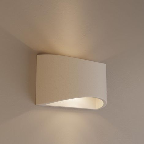 Aplique De Pared Concreto "Raquel" - Up & Down - 1 X G9 - Blanco (1/5)