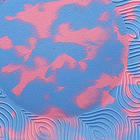 Genouillère plate de soutien pour coudes et genoux, coussin épais antidérapant et absorbant les chocs, tapis de yoga et de fitness, camouflage rose et bleu (1/5)