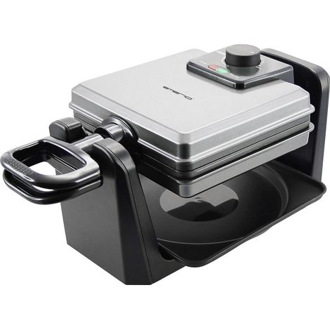 [GEBRAUCHT] B-Ware Emerio Waffeleisen Waffelmaker stufenloser Temperaturregler 1000 W Silber
