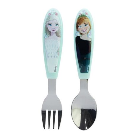 CUBIERTOS METALICOS 2U. FROZEN SNOWY TALE