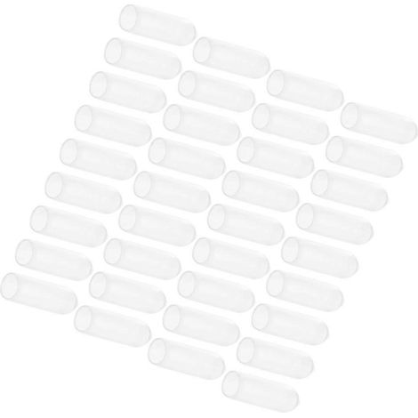 Embouts de serre-tête transparents en plastique, compatibles avec les bandeaux, lot de 100. (1/5)