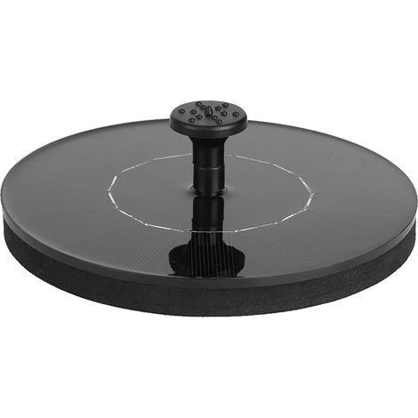 Fontaine flottante solaire créative avec pompe à eau pour jardin, bassin, piscine et aquarium, 180 L/h, 1,4 W