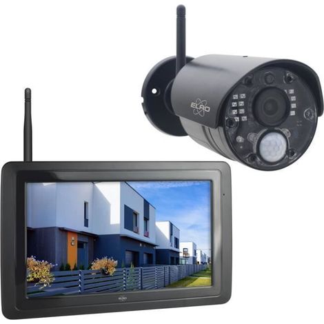 Caméra de sécurité - ELRO - CZ40RIPS - Full HD 1080p - Écran 7 pouces - Sans fil