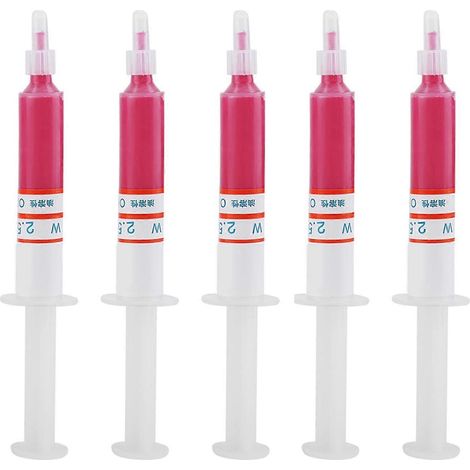 5-teiliges Set Diamant-Schleif- und Polierpaste, Läpppaste, Schleifpaste, Nadel, Tube W2.54000