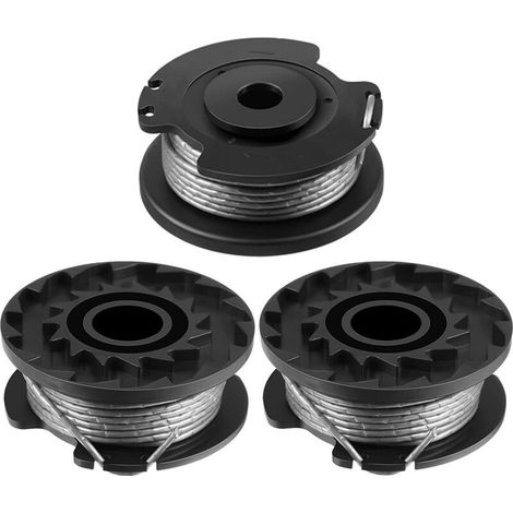 Pieces F016800569 Strimmer Spool and Line Compatible with Bosch EasyGrassCut Replacement, F016800385 Trimmer Replacement Spool Compatible with ART 23SL and ART 26SL (3pcs)
