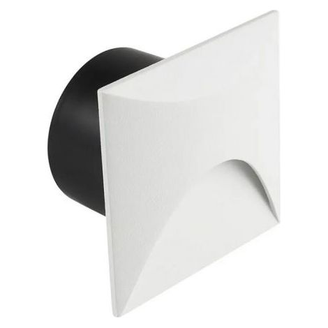 V-TAC FARETTO LED SEGNAPASSO QUADRATO DA INCASSO 3W IN ALLUMINIO BIANCO 3000K IP65