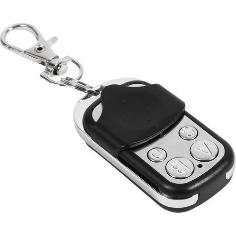 Clé 4 Boutons de Télécommande à Distance 433Mhz pour Garage Porte Roulement Télécommande Portail Copie Universelle (1/5)