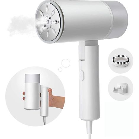 Ahlsen Tragbarer Dampfglätter, 1200 W, 200 ml Reisebügeleisen, faltbares Dampfbügeleisen, 25 Sek., heizt sich schnell auf, geeignet für Zuhause und auf Reisen (1/2)